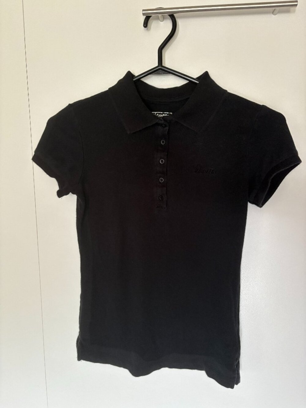 Black Collared Shirt from Lotto